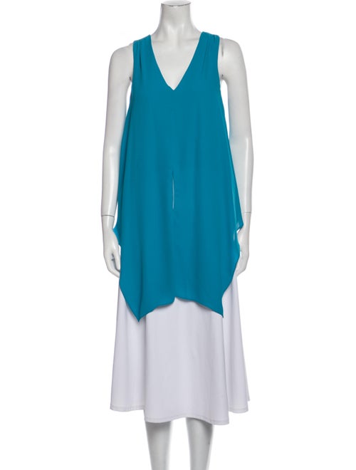 Cinq à Sept V-Neck Sleeveless Tunic