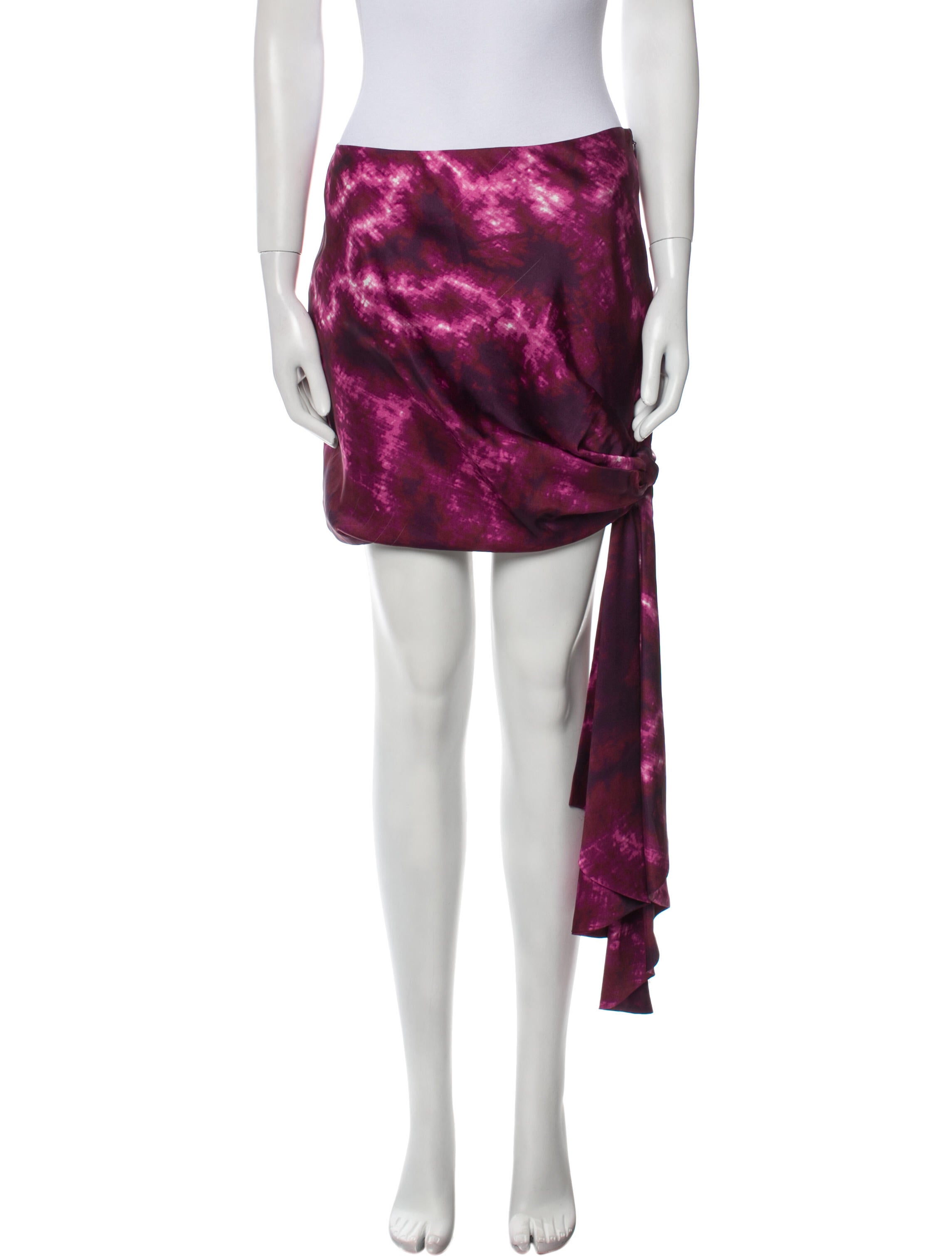 Cinq à Sept Tie-Dye Print Mini Skirt