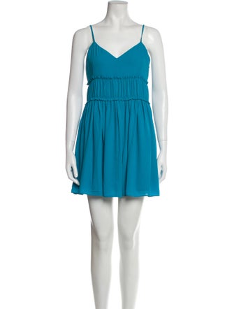 Cinq à Sept V-Neck Mini Dress