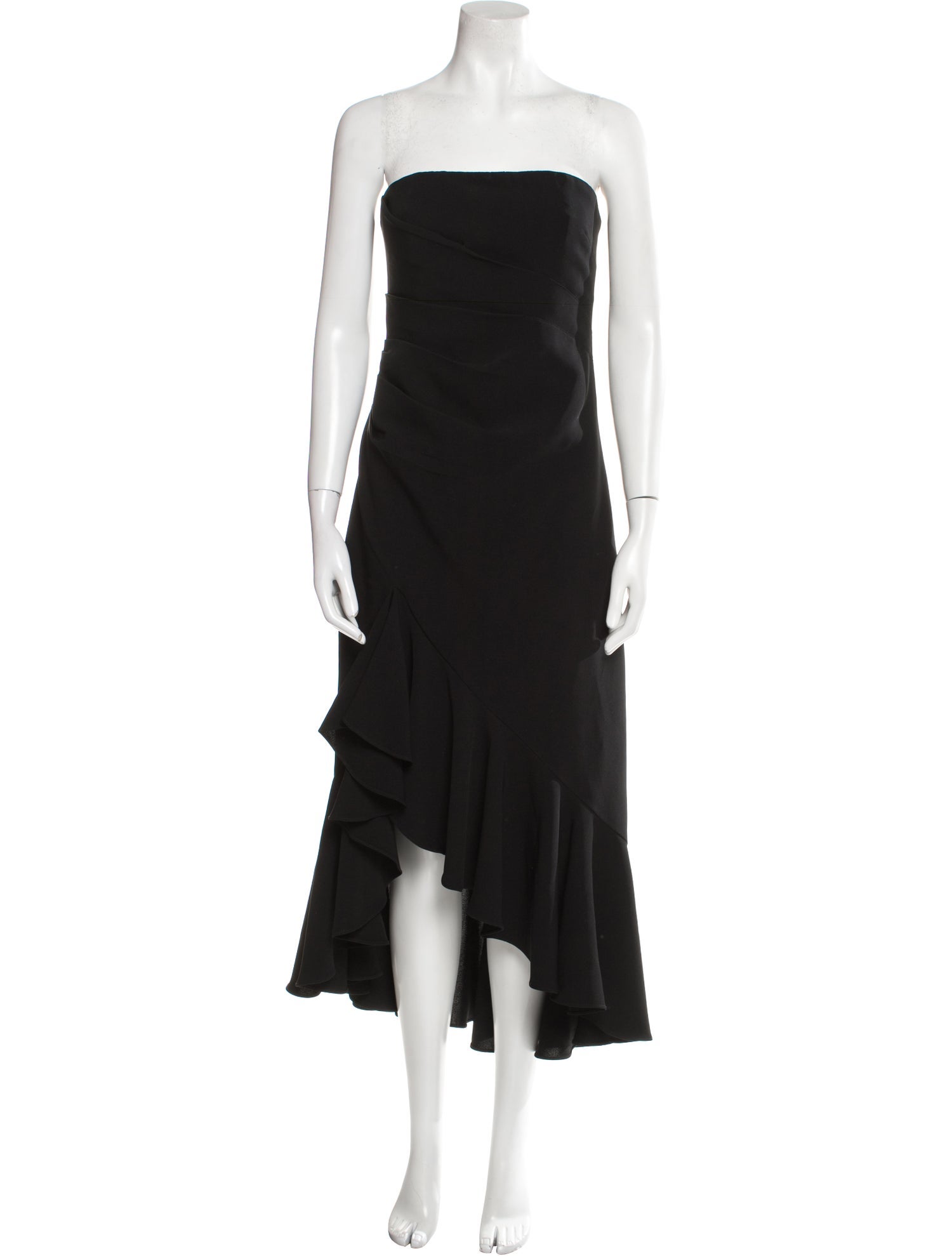 Cinq à Sept Strapless Midi Length Dress