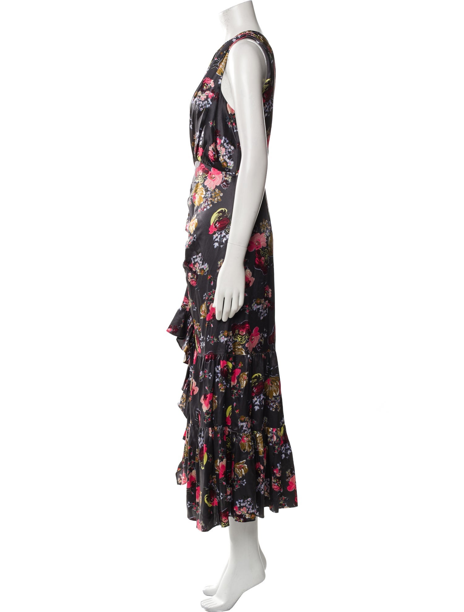 Cinq à Sept Silk Long Dress