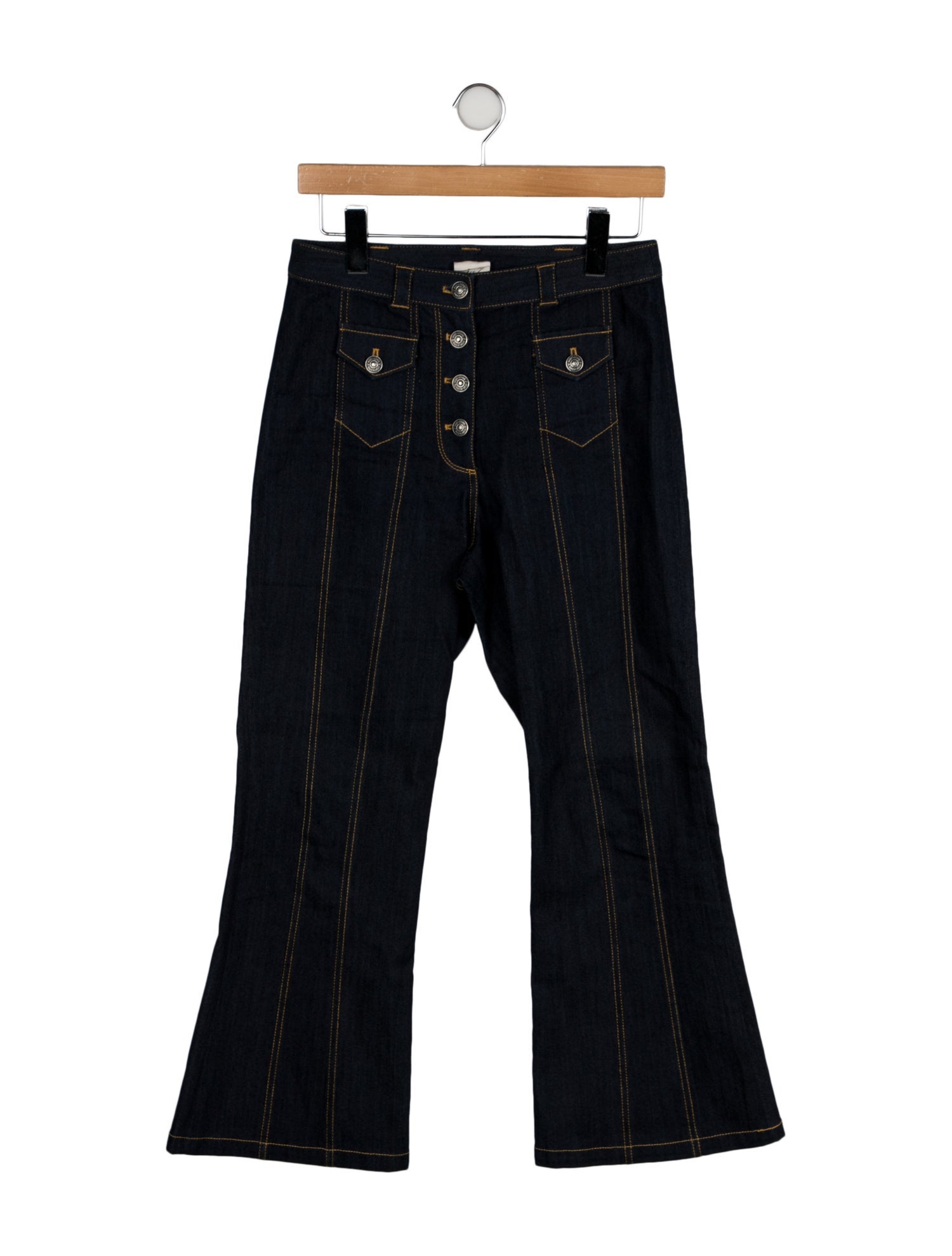 Cinq à Sept Mid-Rise Wide Leg Jeans