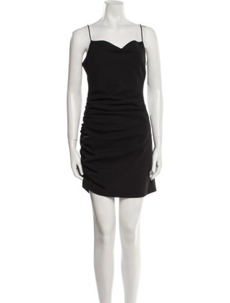 Cinq à Sept Square Neckline Mini Dress