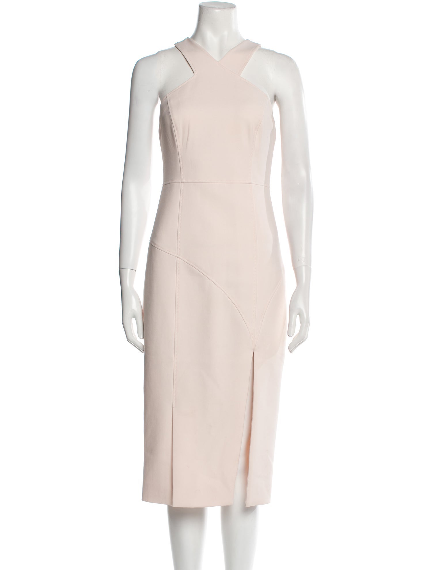 Cinq à Sept Halterneck Midi Length Dress