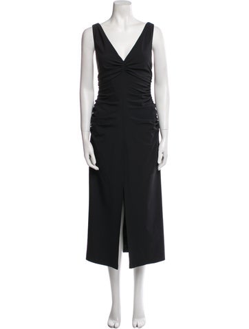 Cinq à Sept Dresses V-Neck Long Dress L