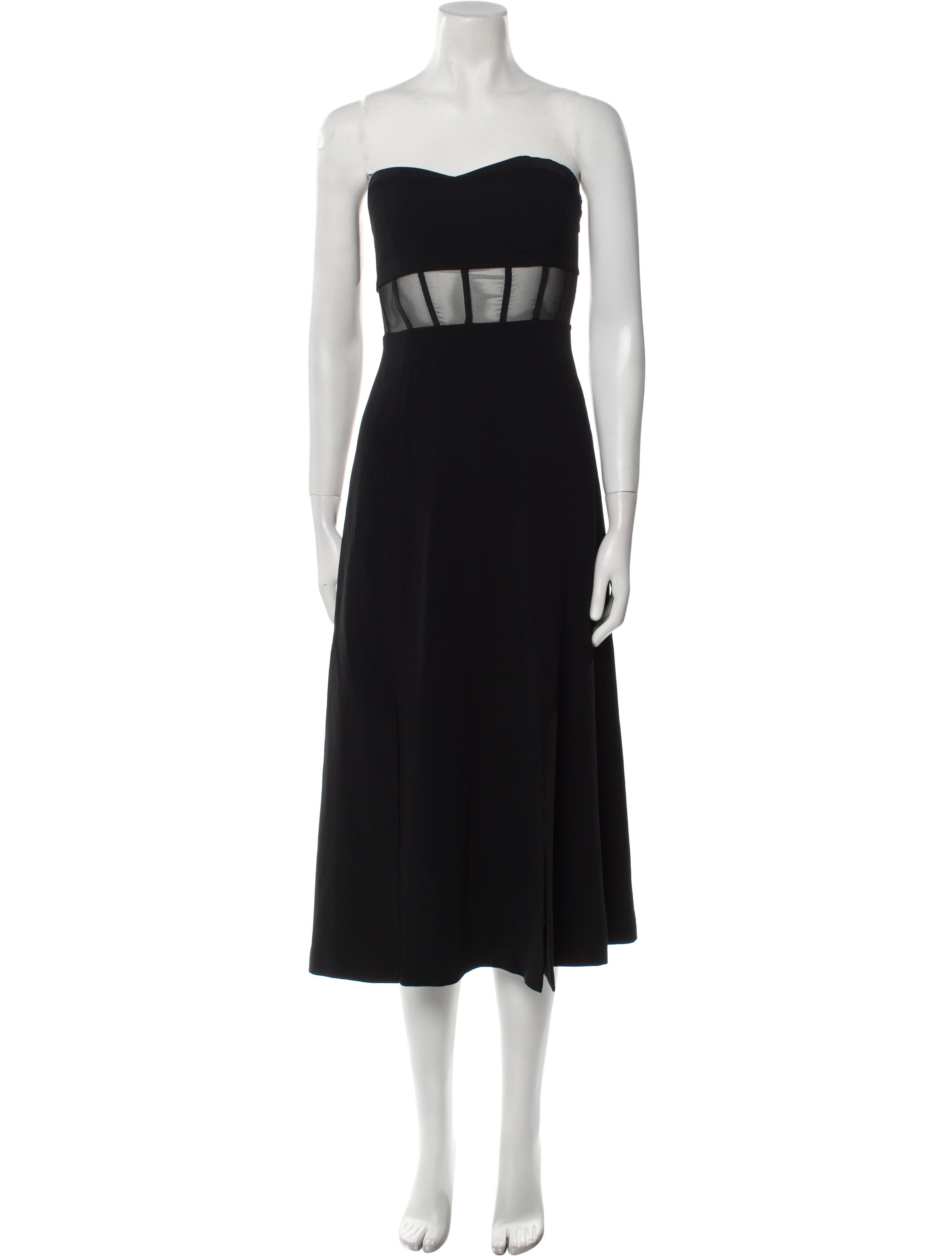 Cinq à Sept Strapless Midi Length Dress