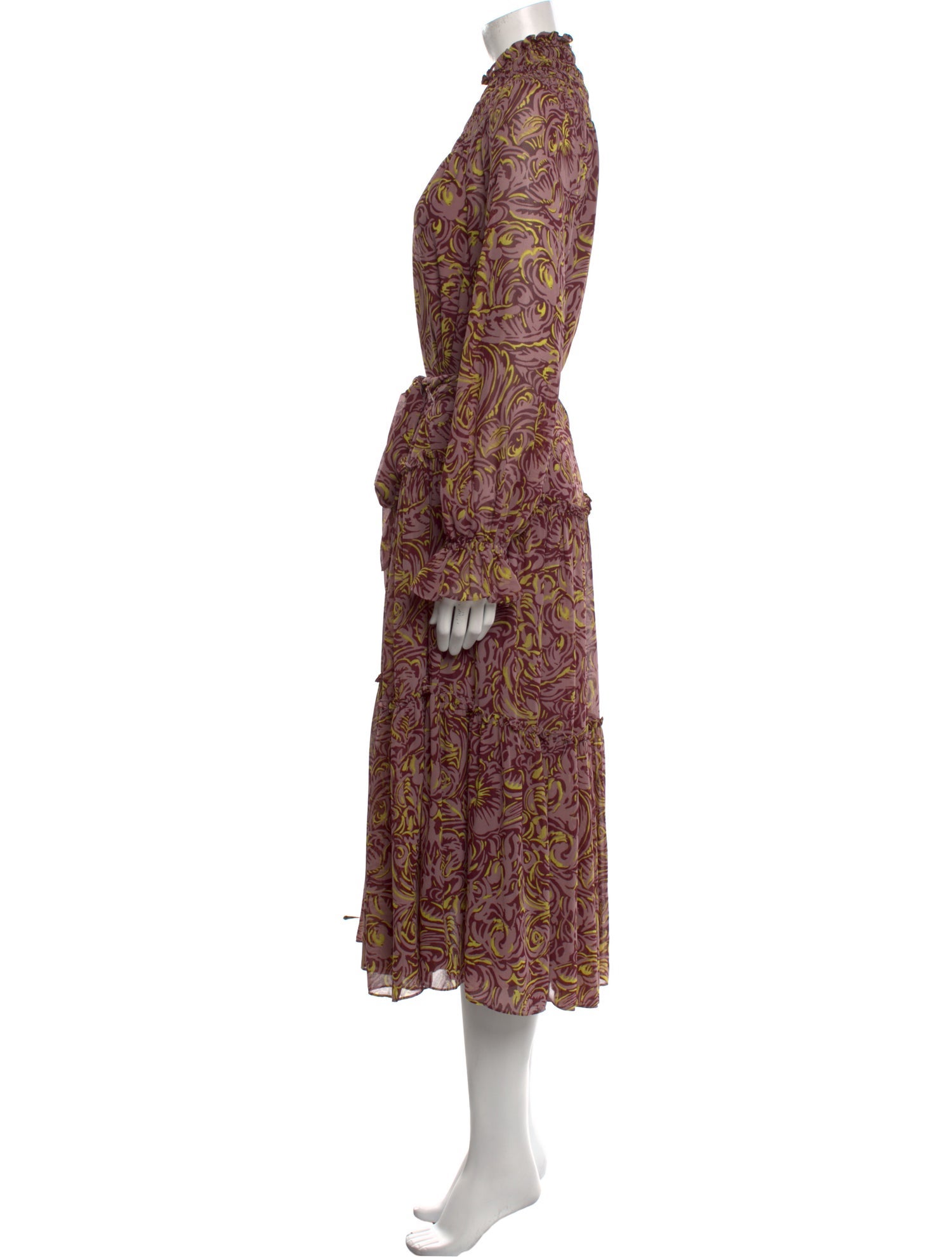 Cinq à Sept Printed Midi Length Dress