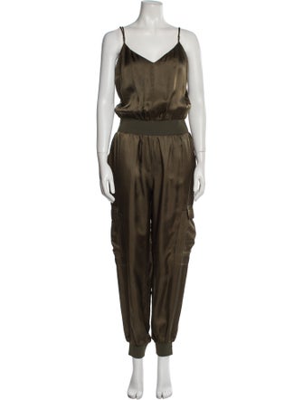 Cinq à Sept V-Neck Jumpsuit