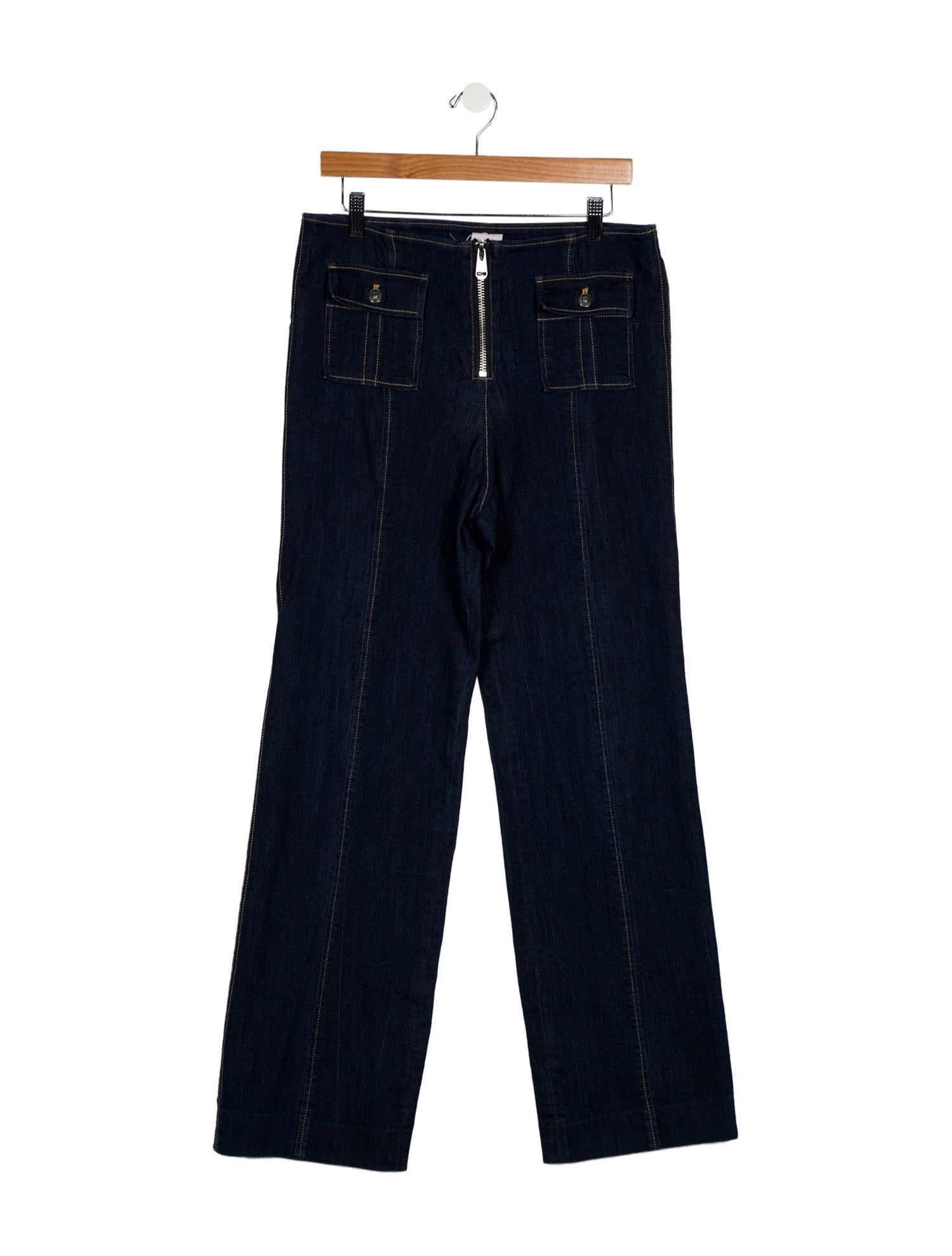 Cinq à Sept High-Rise Wide Leg Jeans