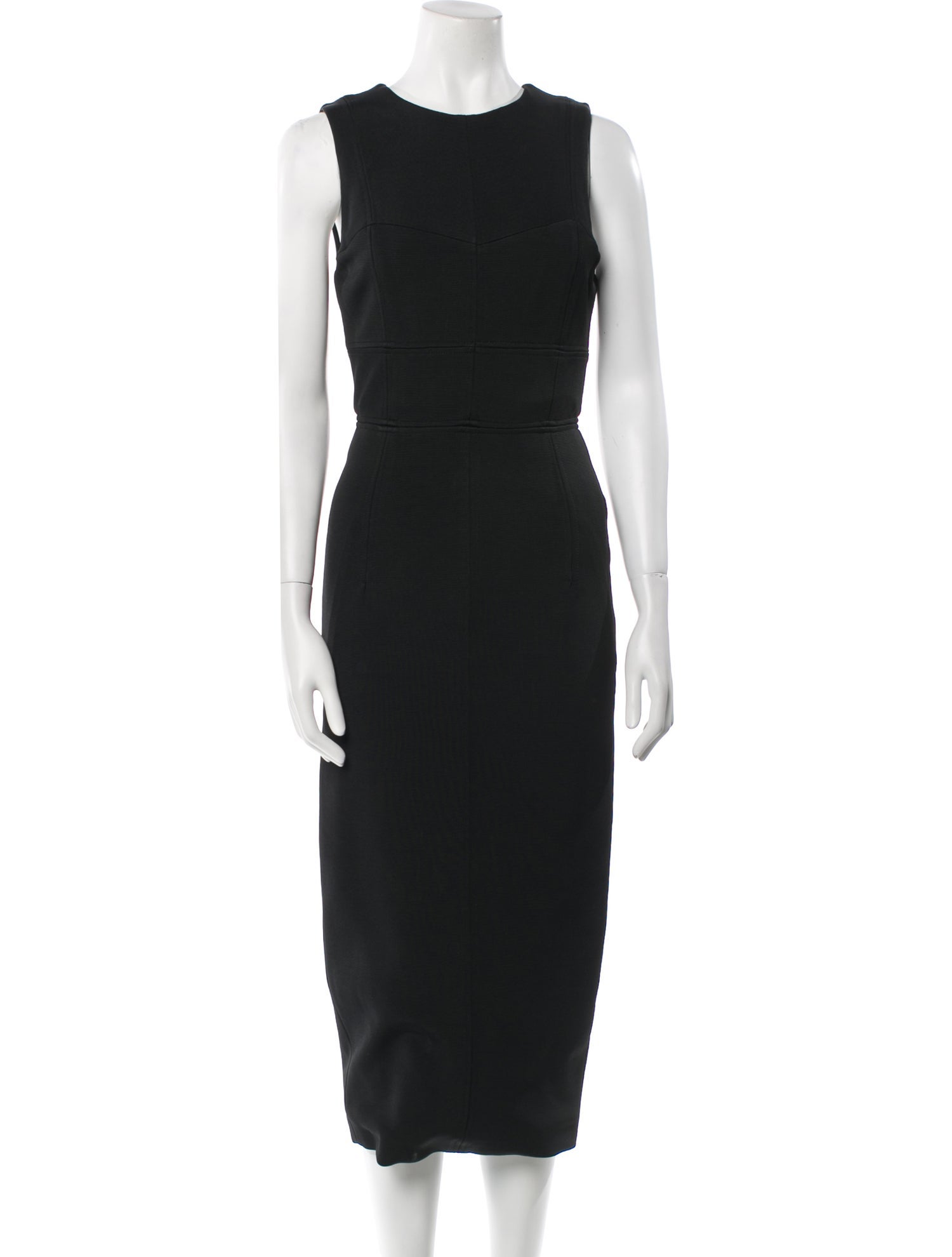 Cinq à Sept Crew Neck Long Dress