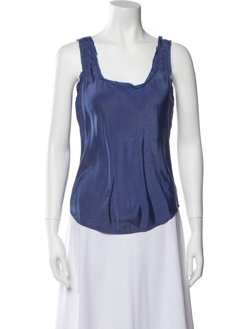 Cinq à Sept Square Neckline Sleeveless Top