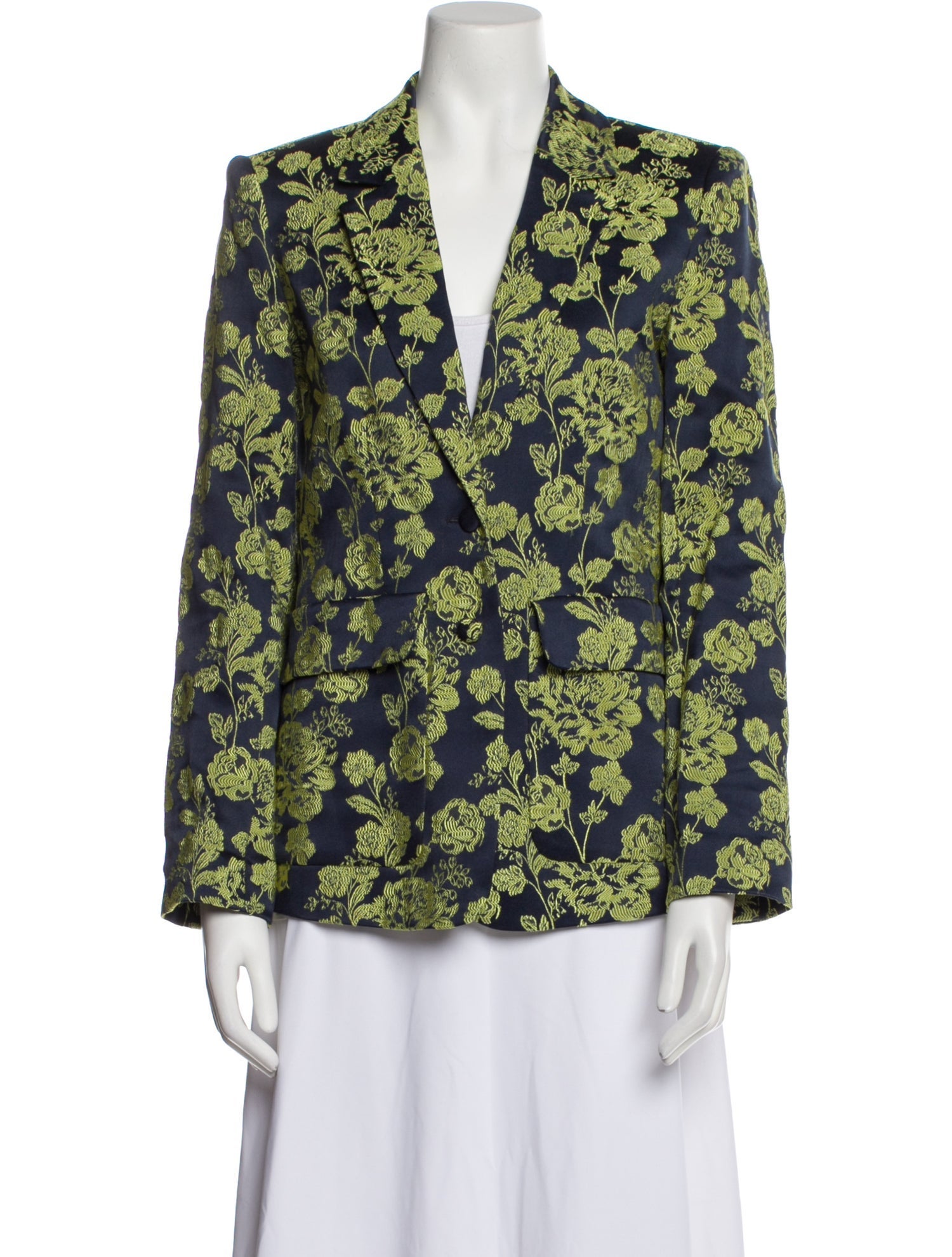 Cinq à Sept Floral Print Blazer