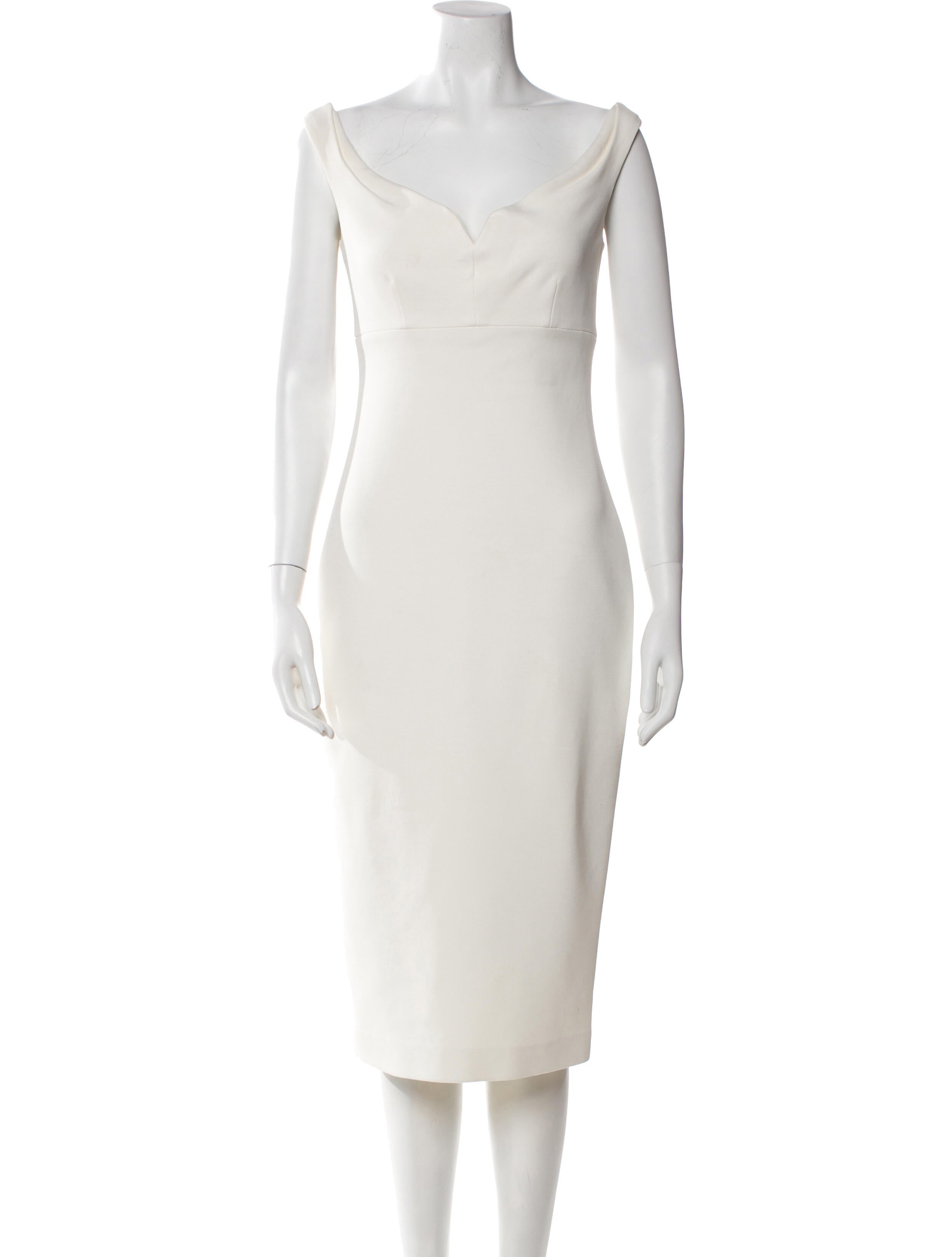 Cinq à Sept Cowl Neck Midi Length Dress