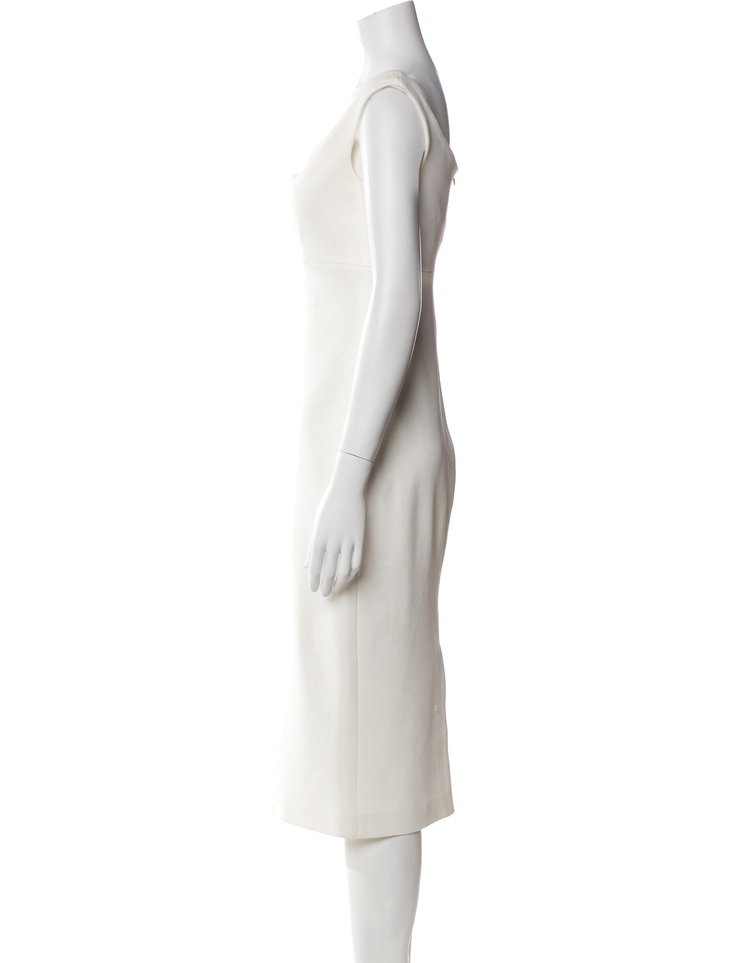 Cinq à Sept Cowl Neck Midi Length Dress