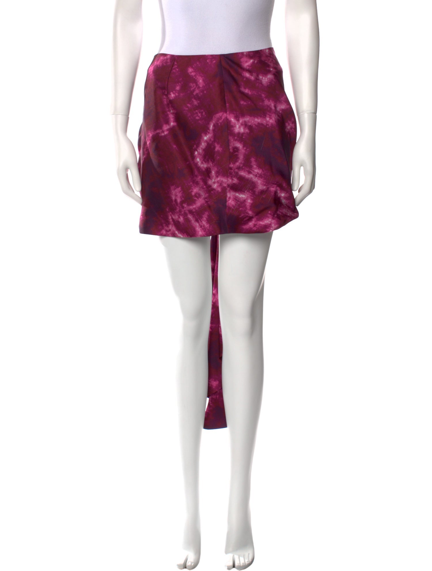 Cinq à Sept Tie-Dye Print Midi Length Skirt