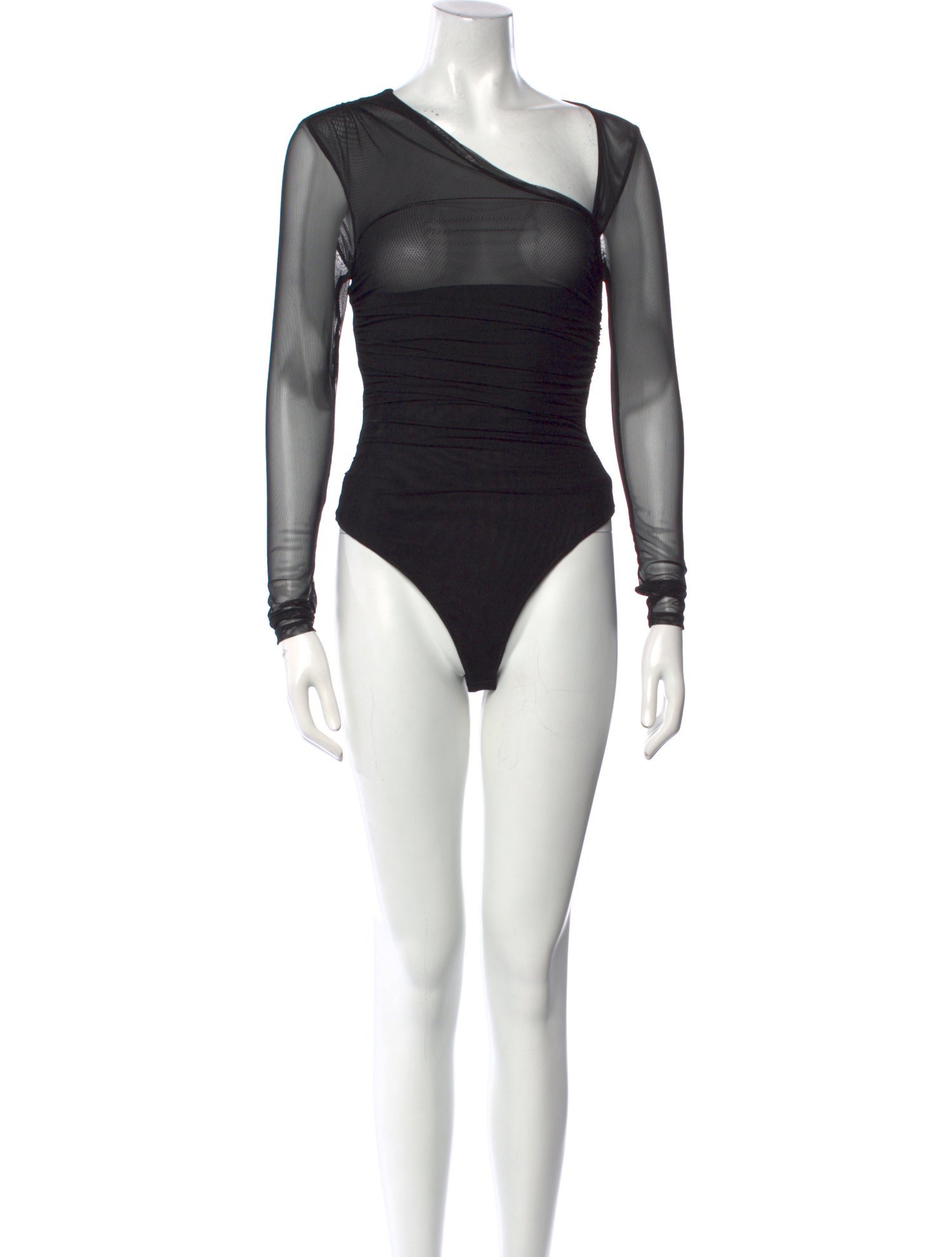 Cinq à Sept One-Shoulder Long Sleeve Bodysuit