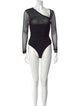 Cinq à Sept One-Shoulder Long Sleeve Bodysuit