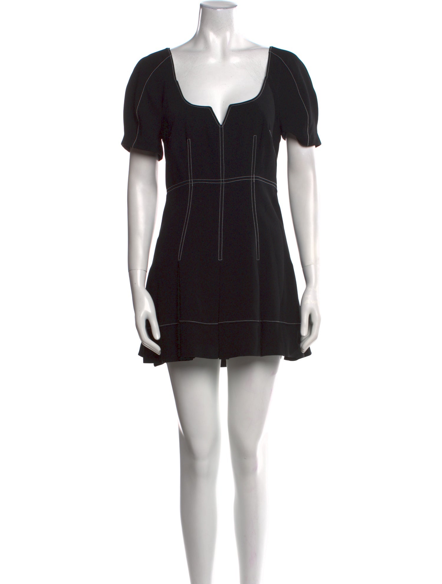 Cinq à Sept Square Neckline Mini Dress