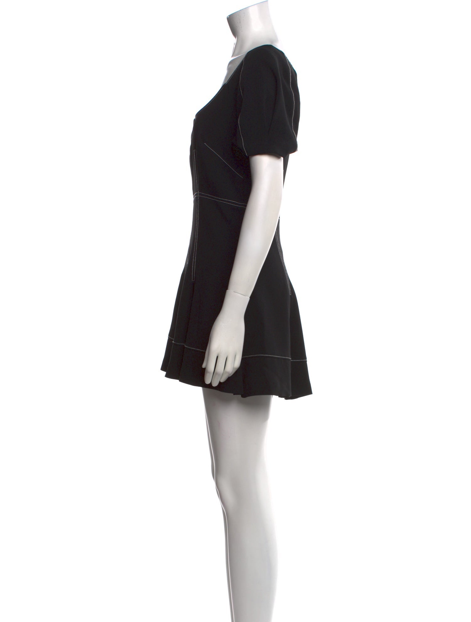 Cinq à Sept Square Neckline Mini Dress