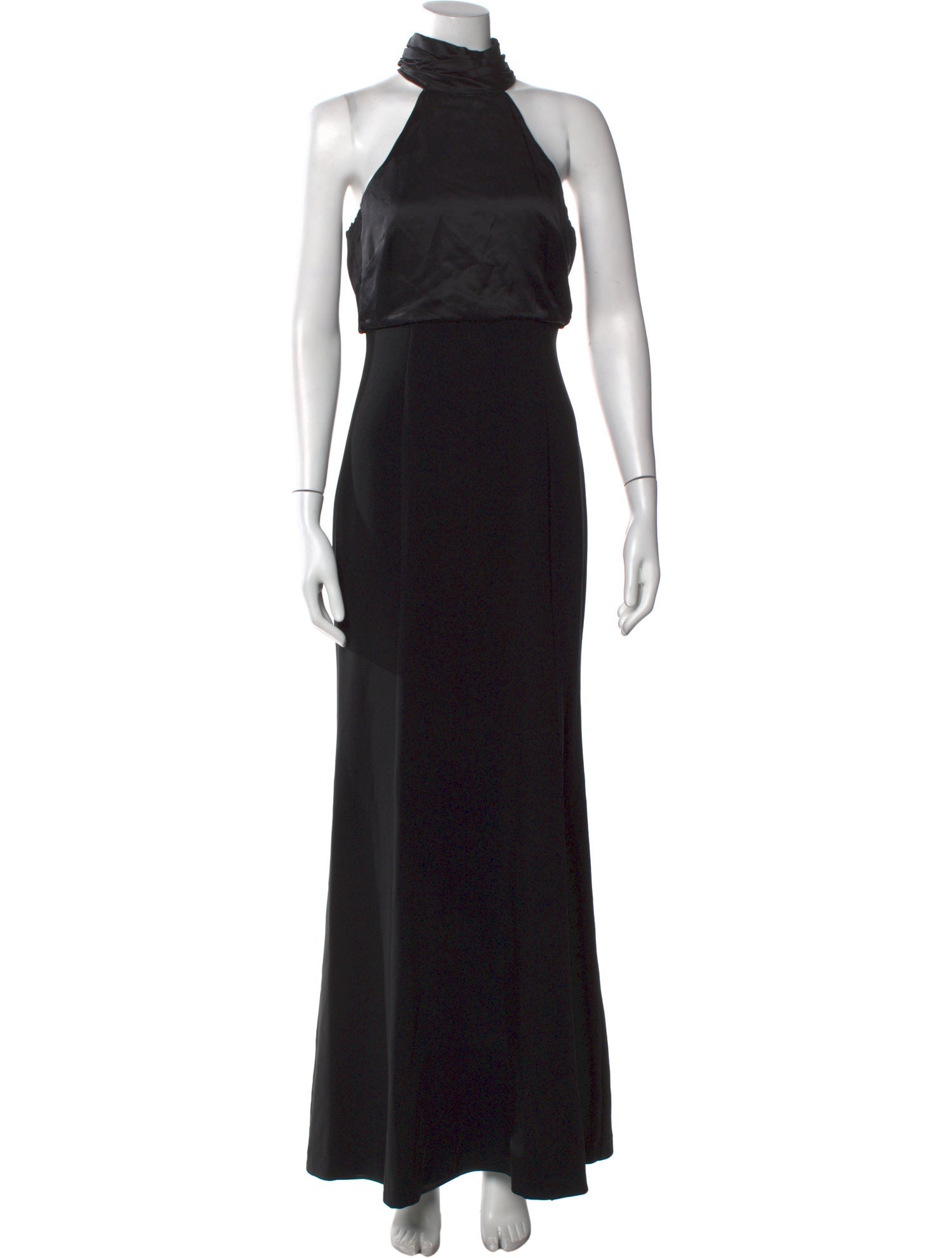 Cinq à Sept Mock Neck Long Dress