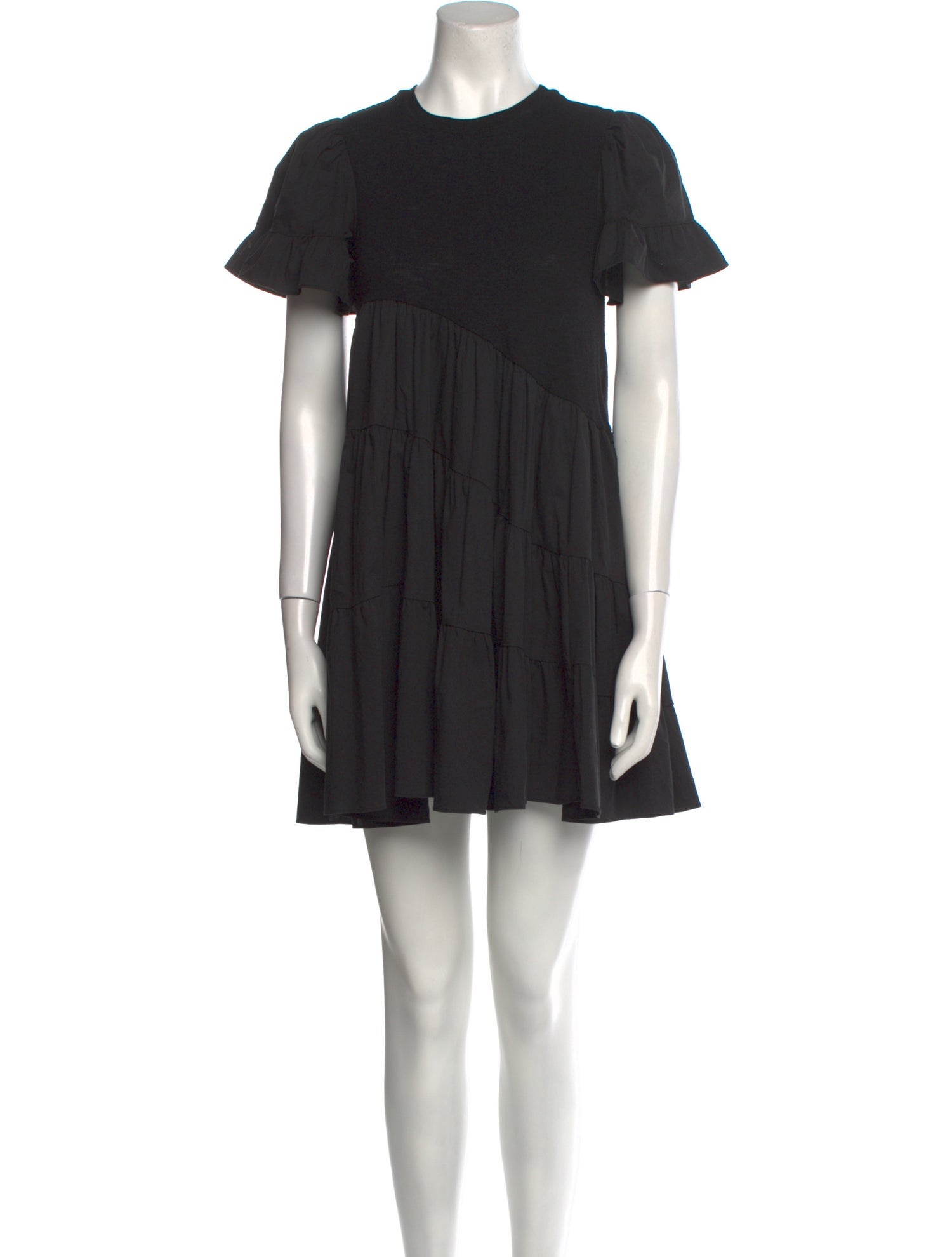 Cinq à Sept Crew Neck Mini Dress