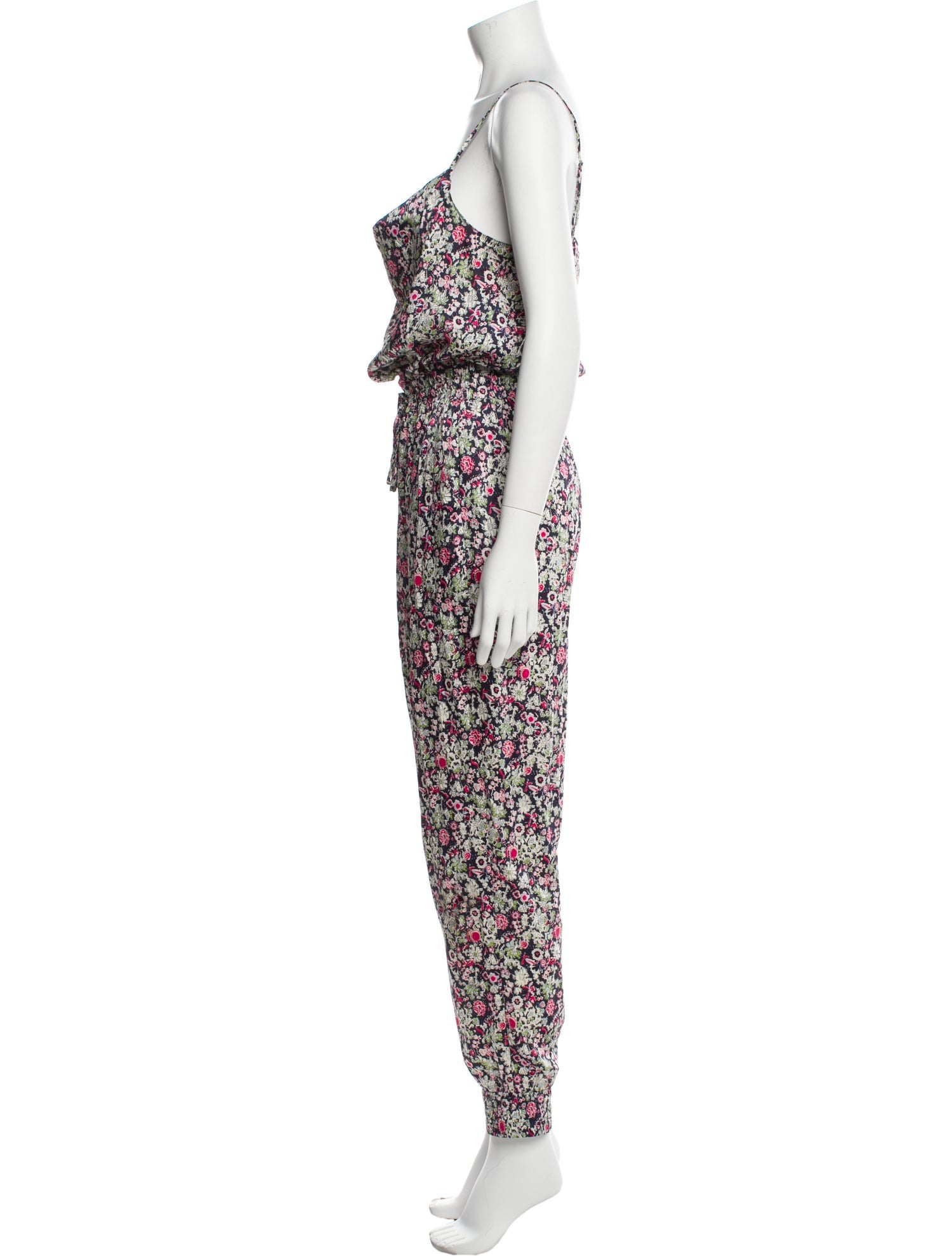 Cinq à Sept Printed V-Neck Jumpsuit w/ Tags