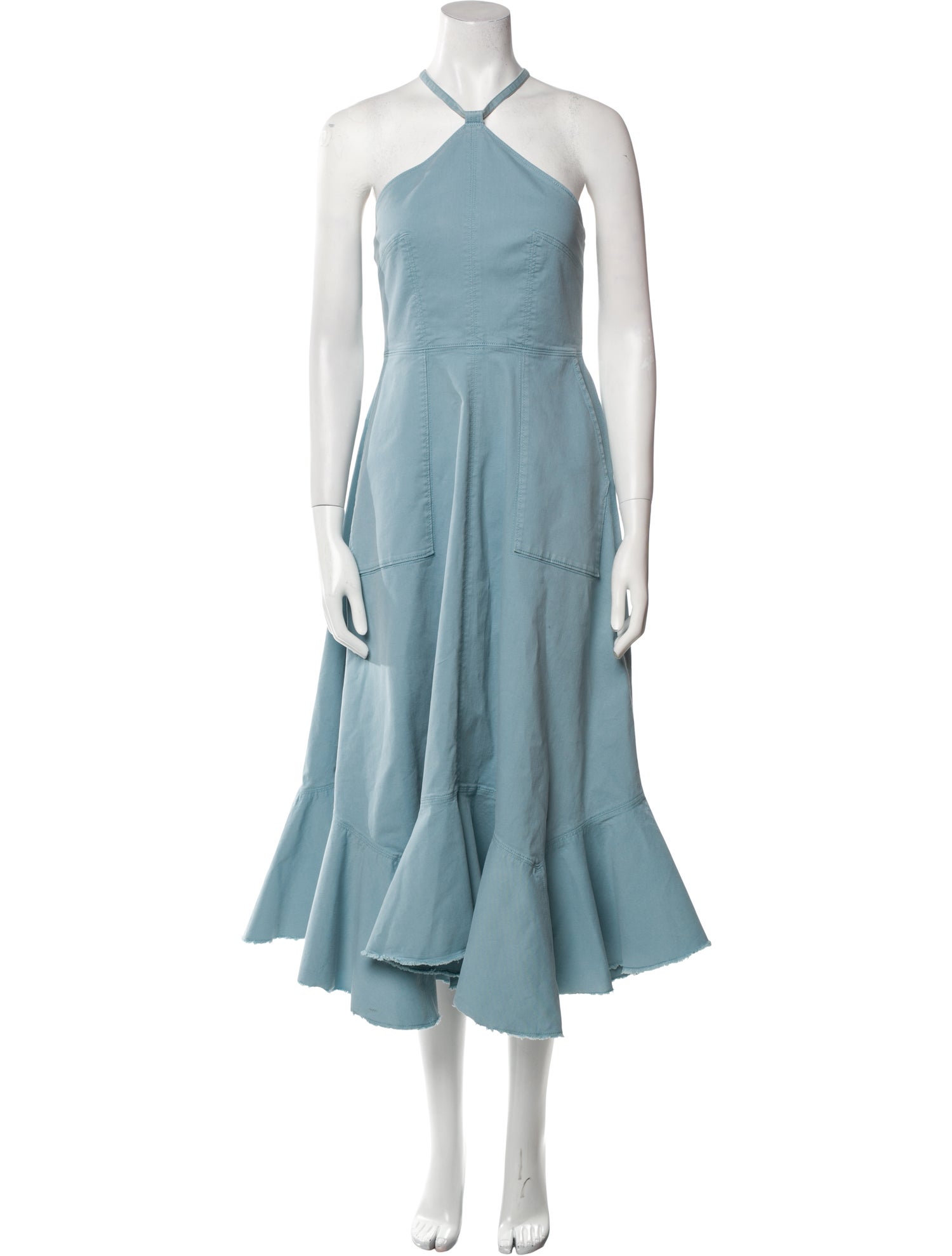 Cinq à Sept Halterneck Long Dress