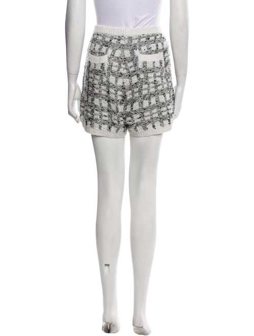 Cinq à Sept Plaid Print Mini Shorts