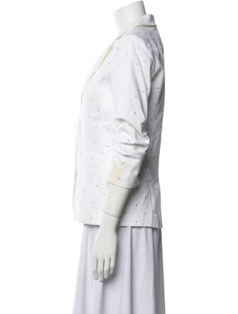 Cinq à Sept Polka Dot Print Blazer