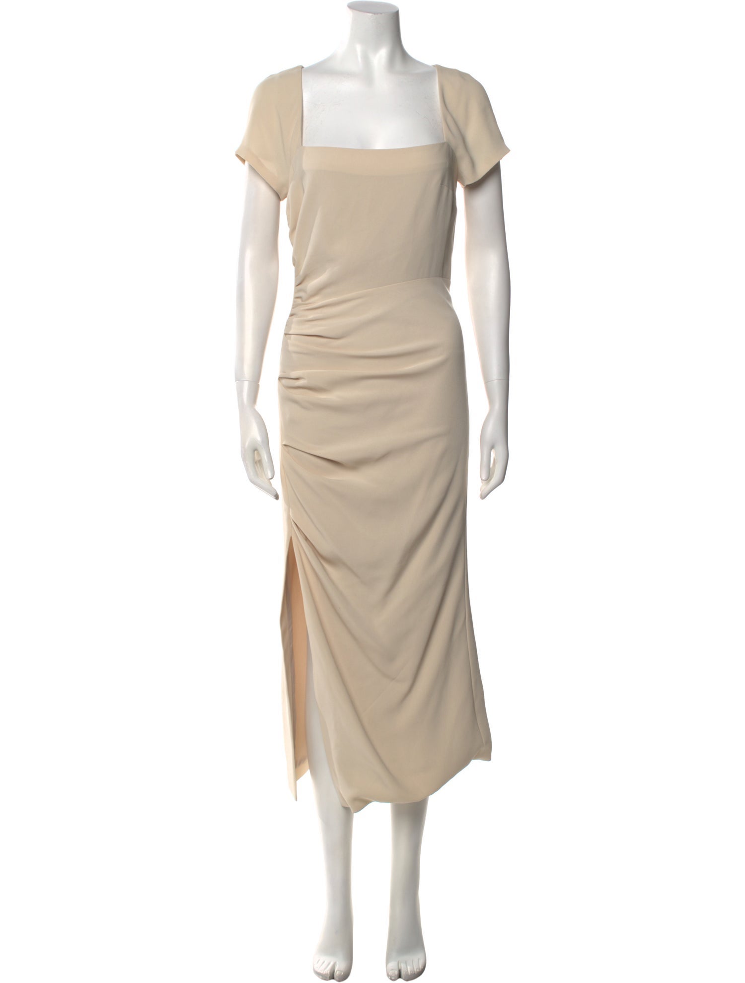 Cinq à Sept Square Neckline Long Dress