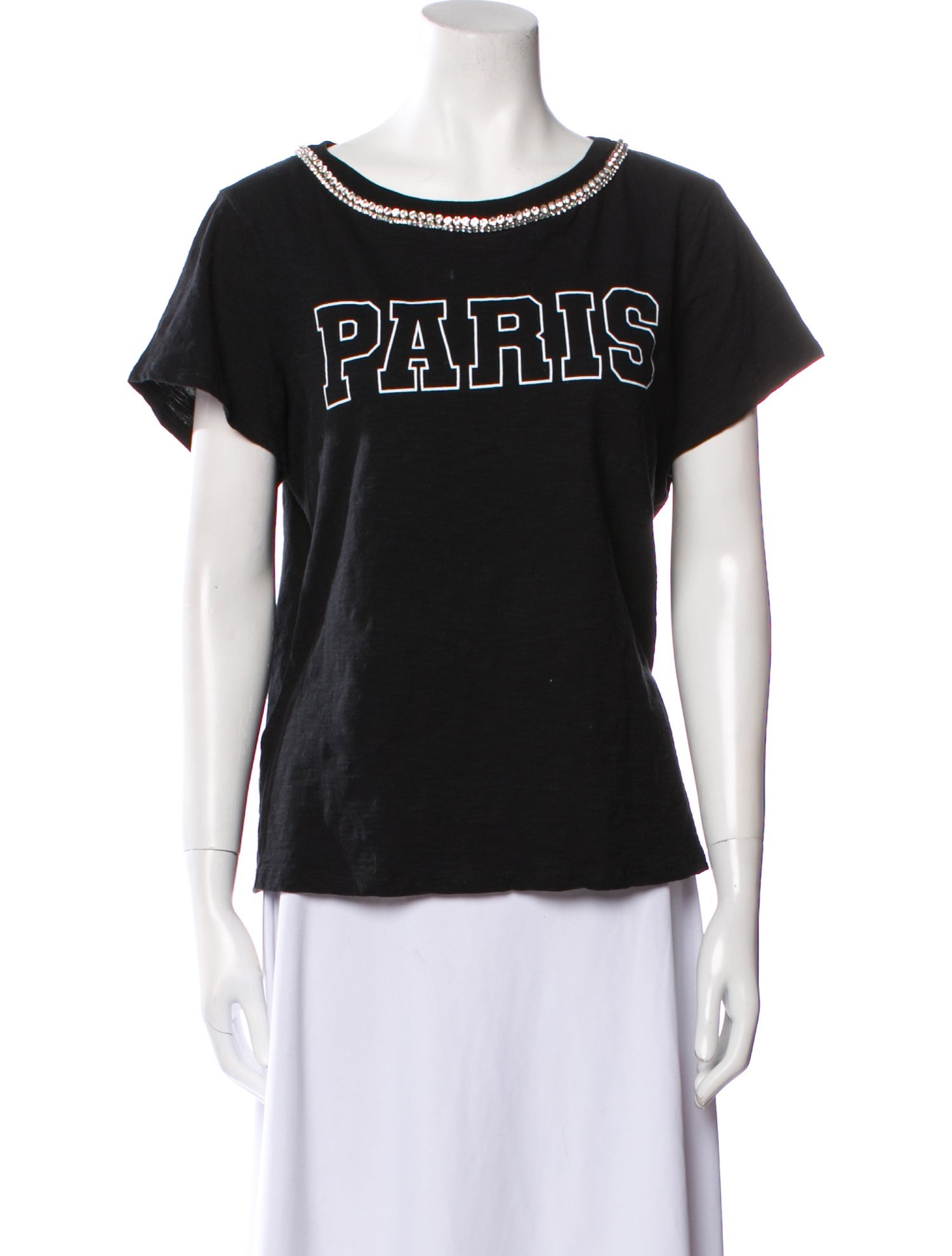 Cinq à Sept Graphic Print Scoop Neck T-Shirt