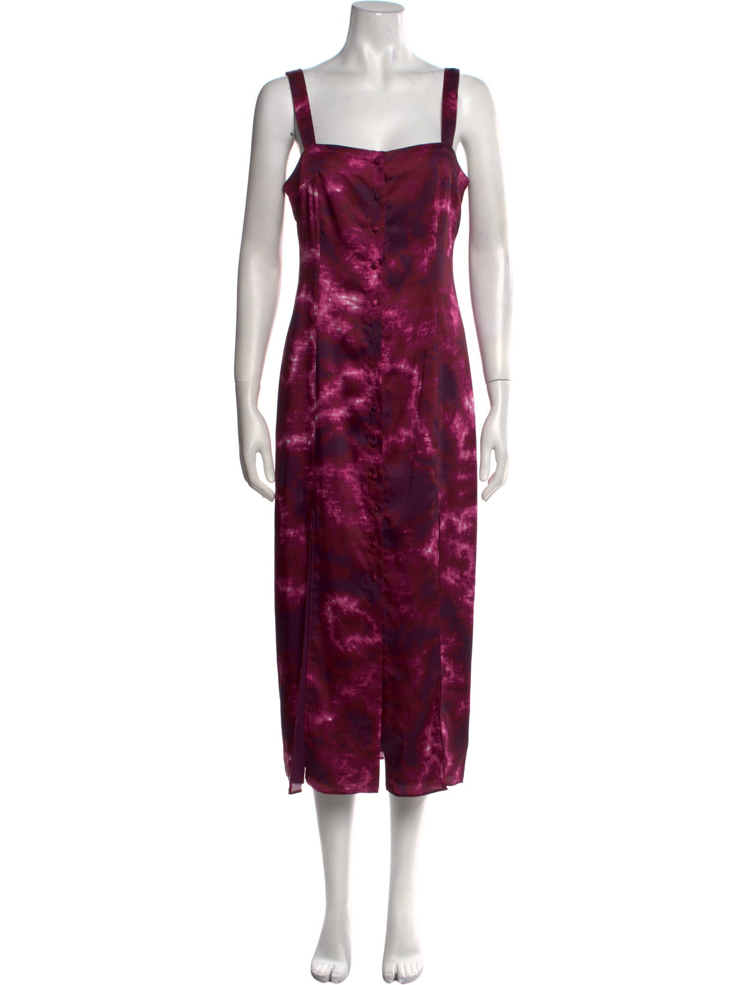 Cinq à Sept Square Neckline Long Dress