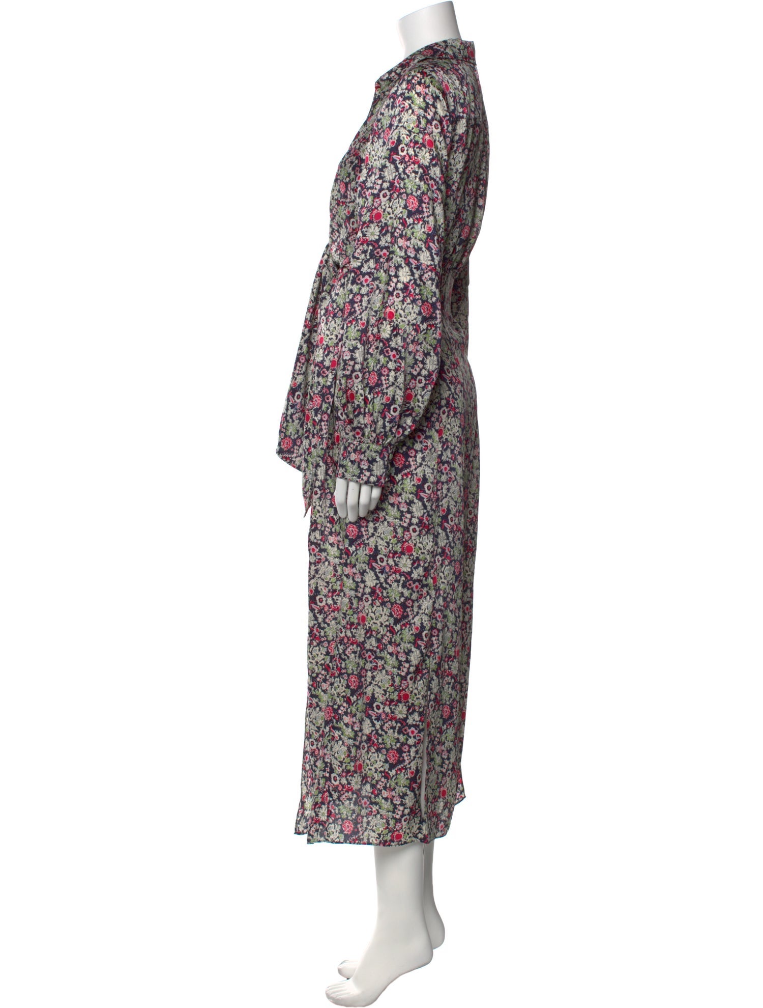Cinq à Sept Floral Print Long Dress