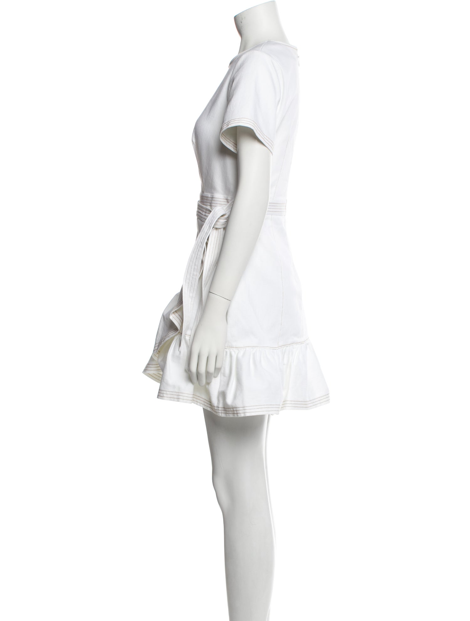 Cinq à Sept Crew Neck Mini Dress