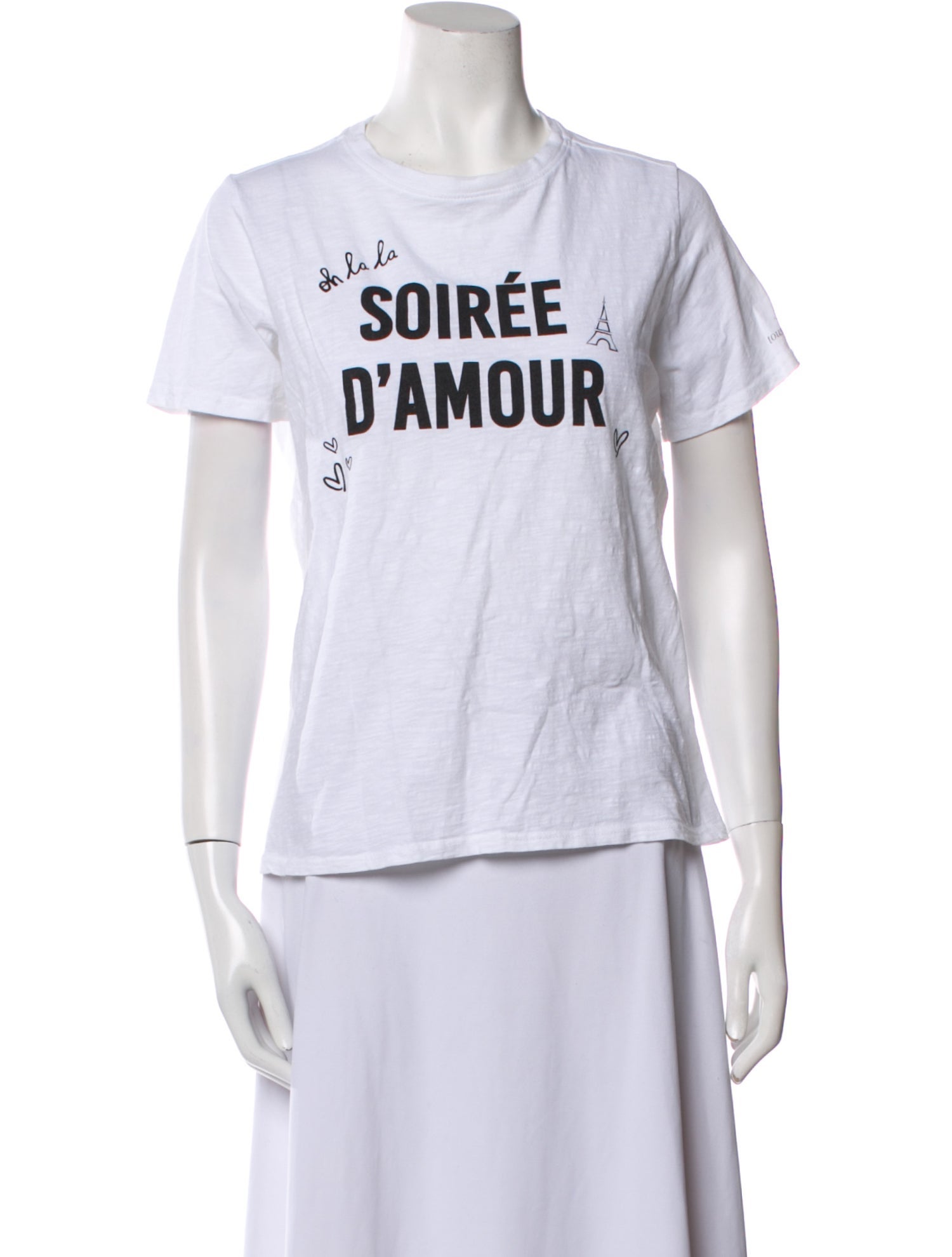 Cinq à Sept Graphic Print Crew Neck T-Shirt