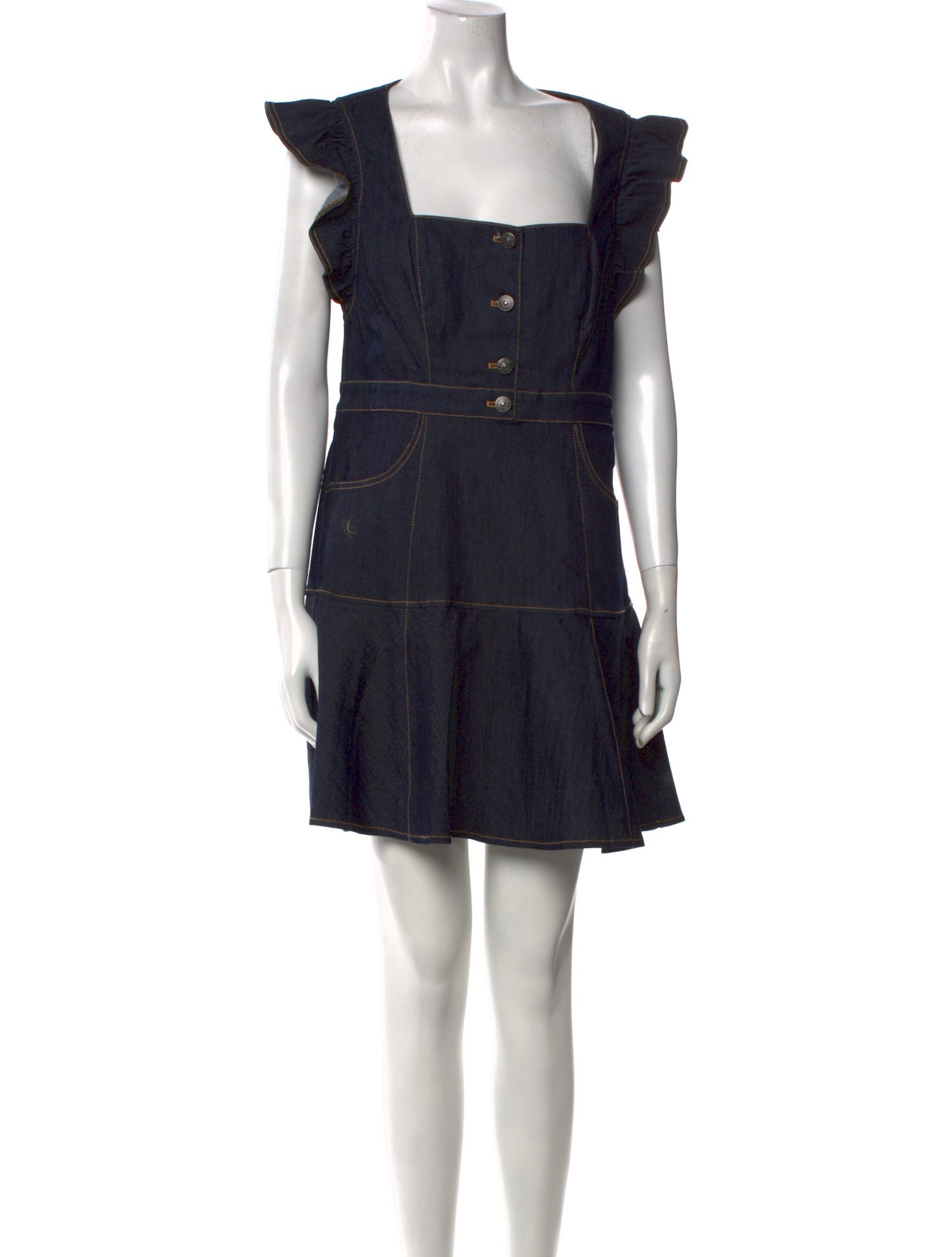 Cinq à Sept Square Neckline Mini Dress w/ Tags