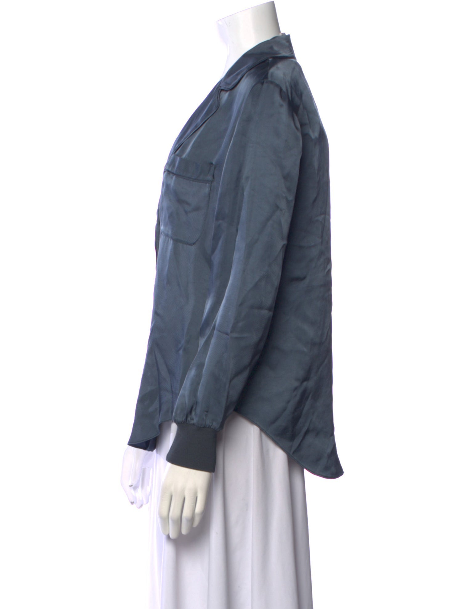 Cinq à Sept Long Sleeve Button-Up Top