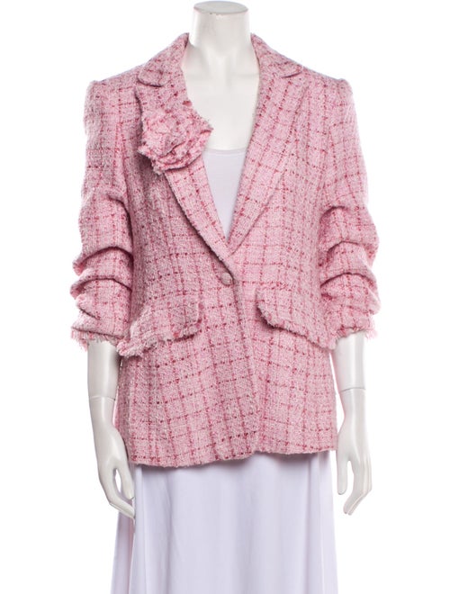 Cinq à Sept Tweed Pattern Blazer