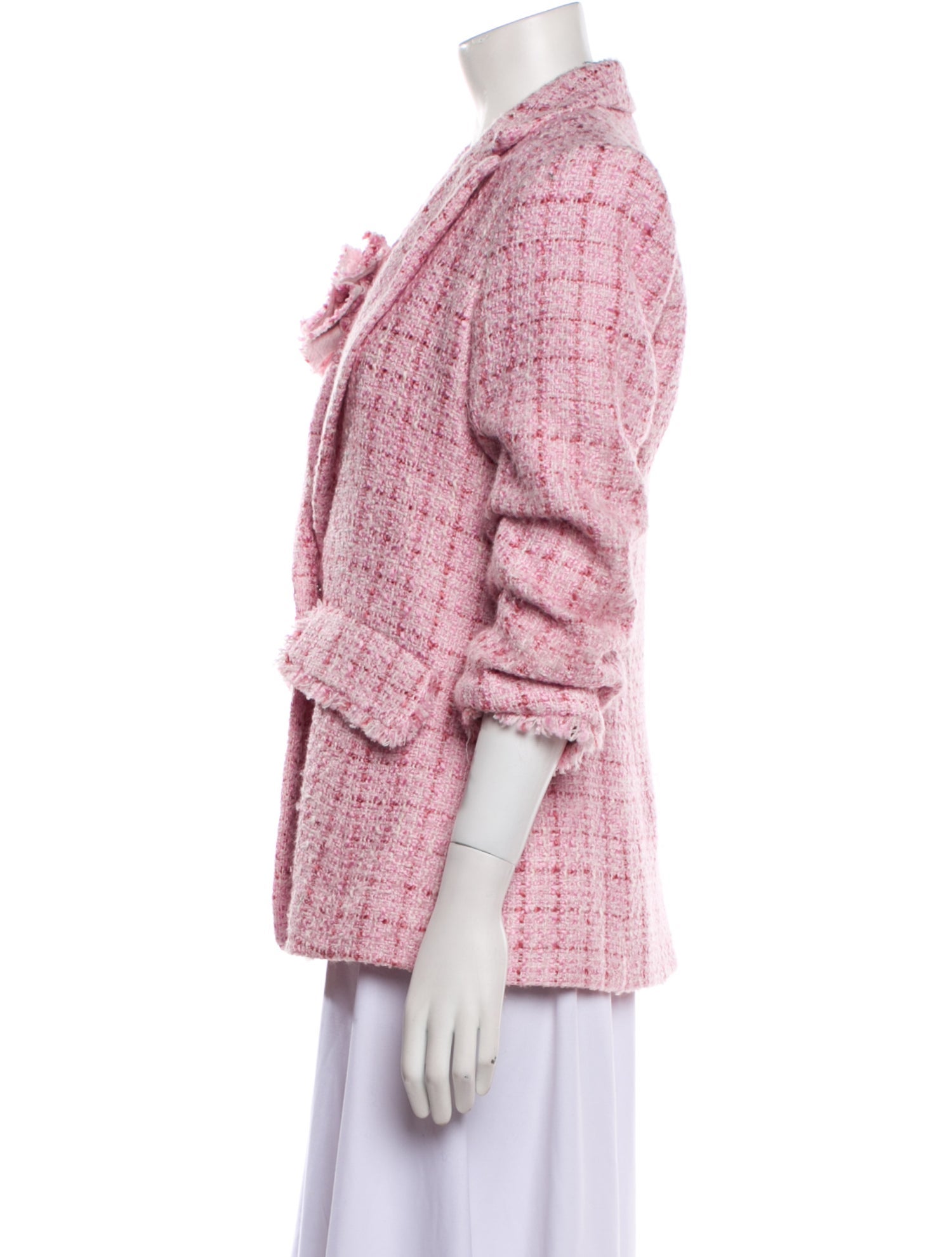 Cinq à Sept Tweed Pattern Blazer