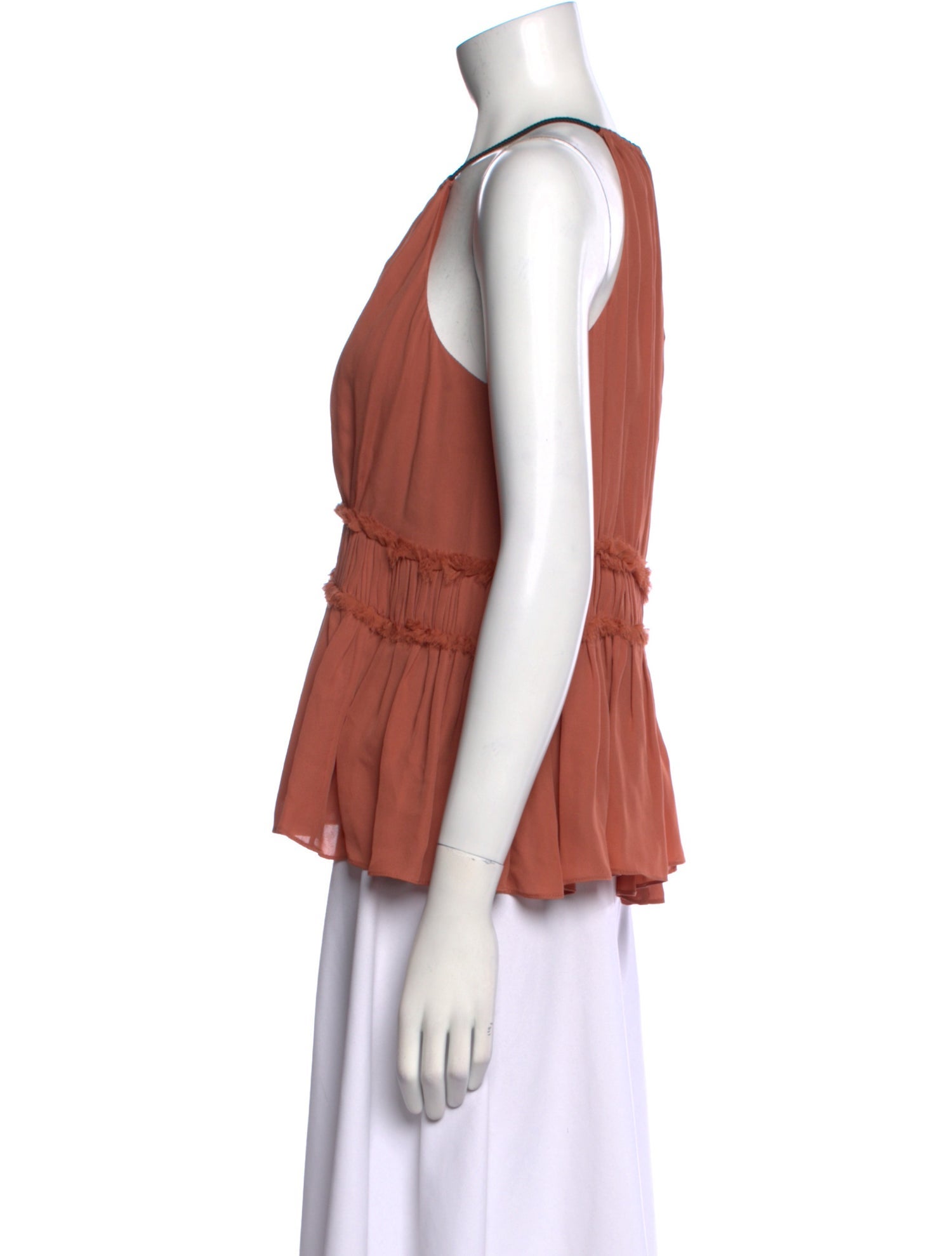 Cinq à Sept Silk Halterneck Blouse