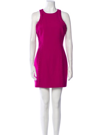 Cinq à Sept Crew Neck Mini Dress