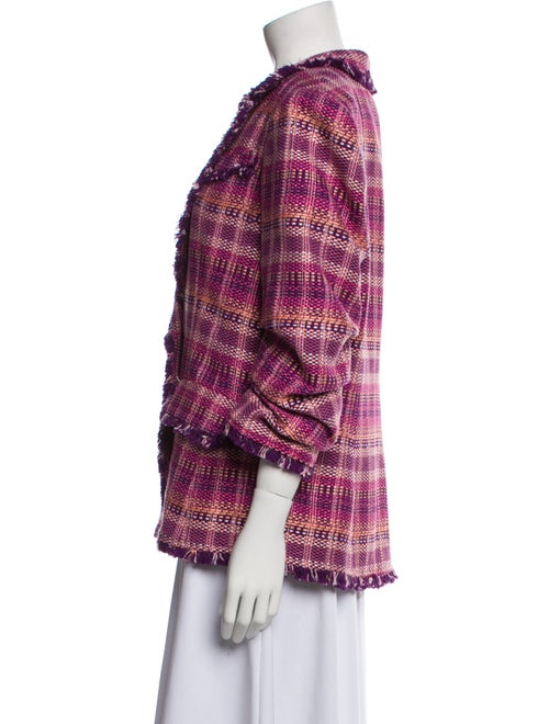 Cinq à Sept Tweed Pattern Blazer