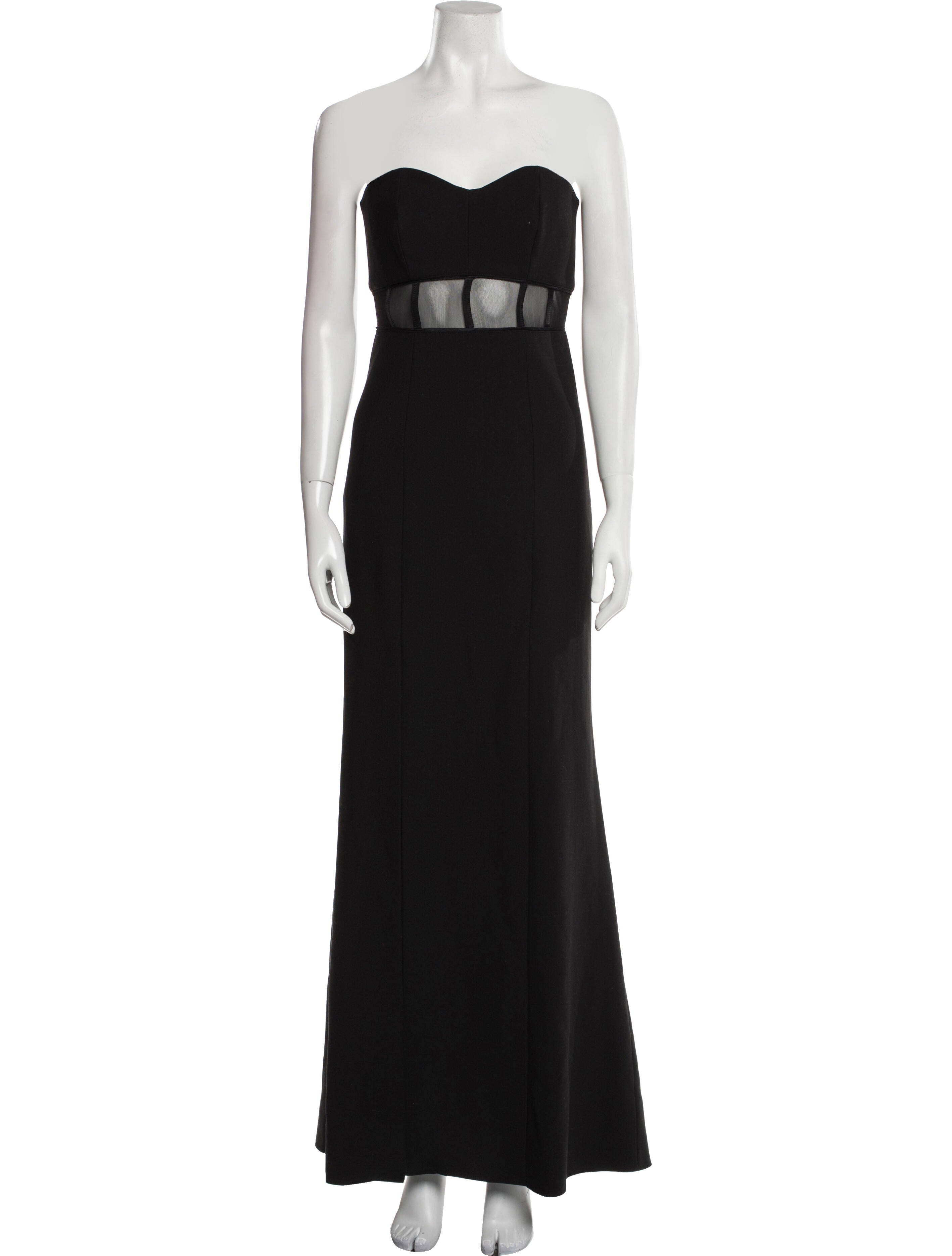 Cinq à Sept Strapless Long Dress