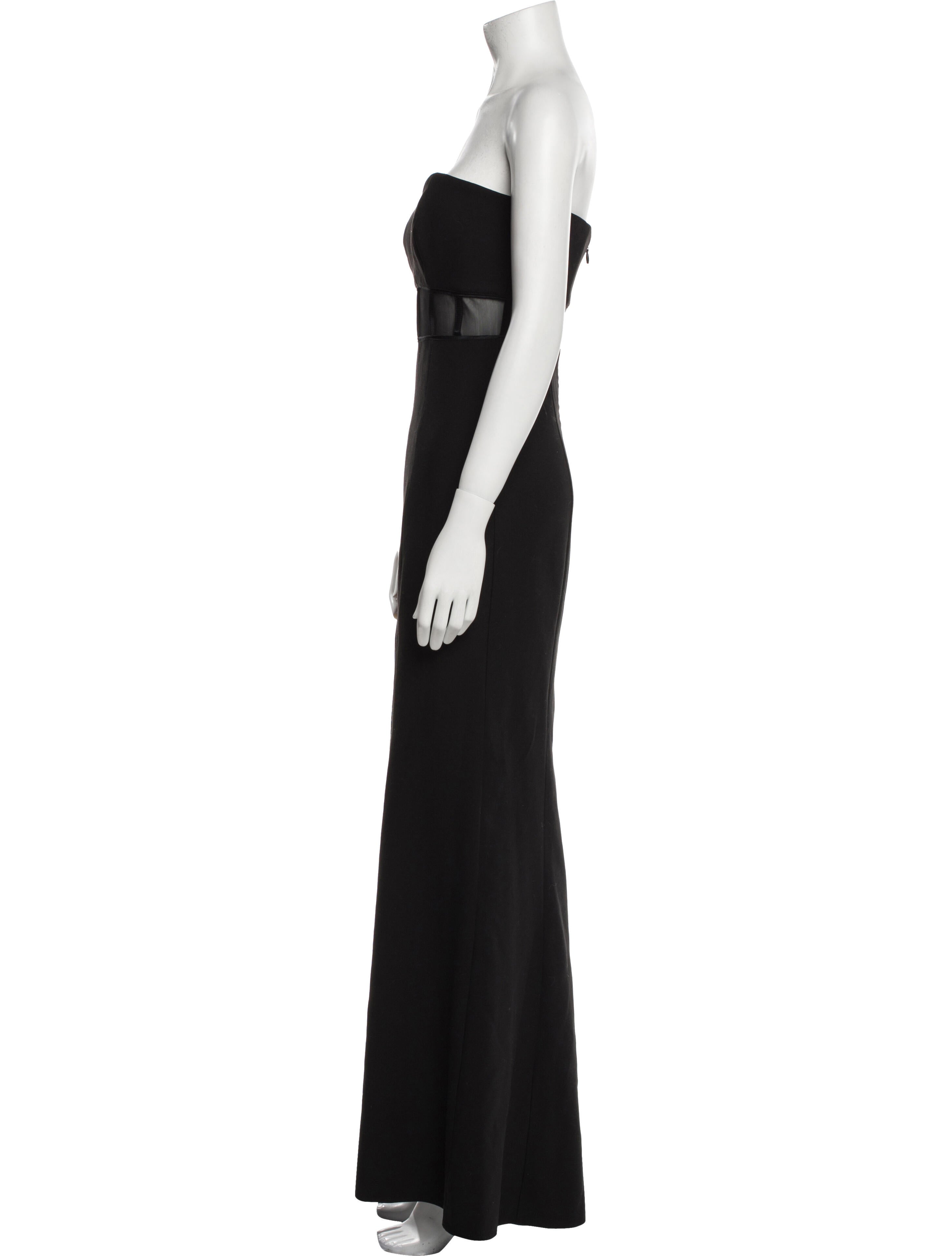 Cinq à Sept Strapless Long Dress
