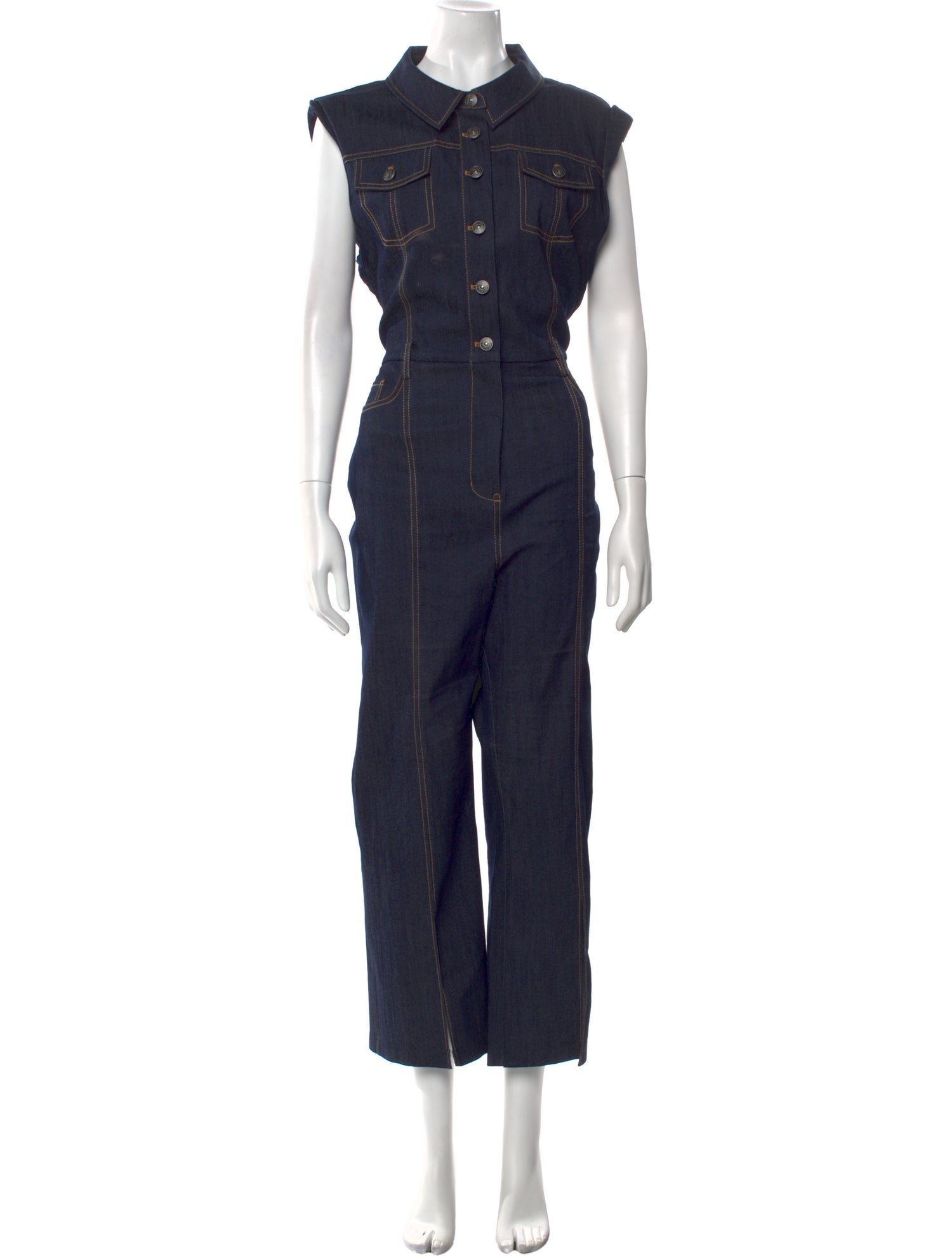 Cinq à Sept Mock Neck Jumpsuit