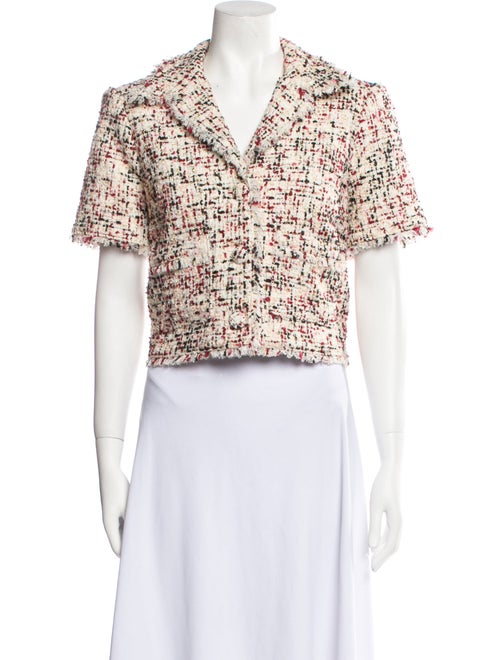 Cinq à Sept Tweed Pattern Evening Jacket