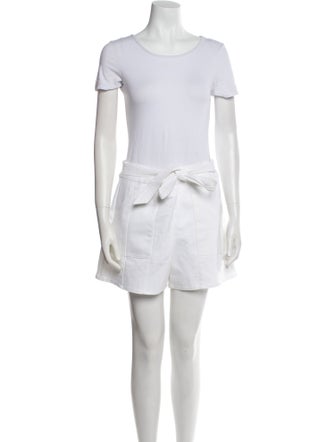 Cinq à Sept Ruffle Embellishment Short Set