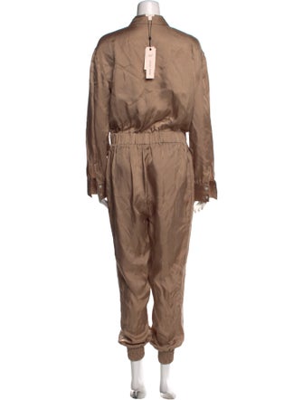 Cinq à Sept Mock Neck Jumpsuit