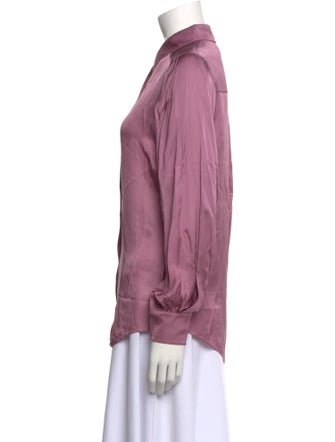 Cinq à Sept Long Sleeve Button-Up Top