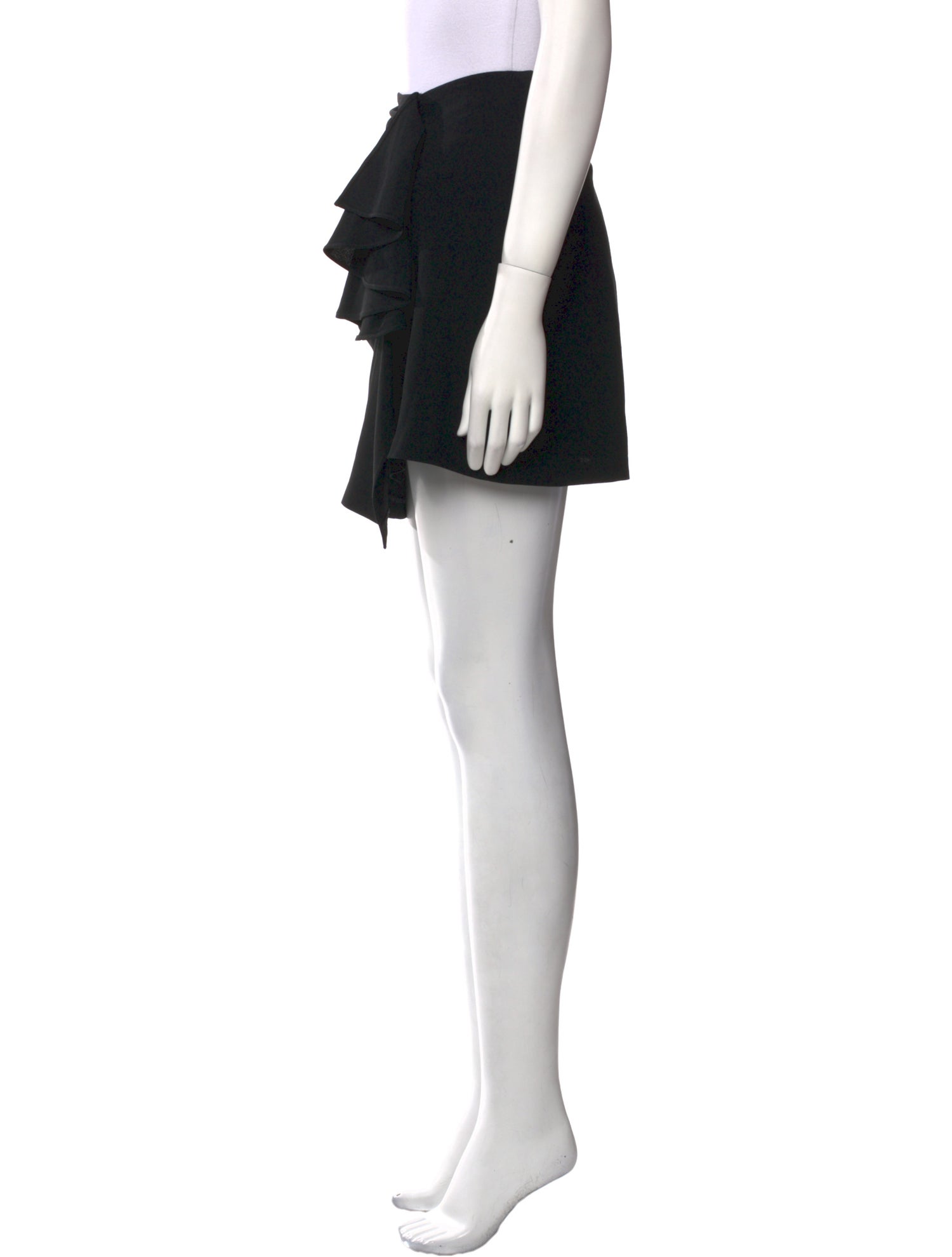 Cinq à Sept Ruffle Embellishment Mini Skirt